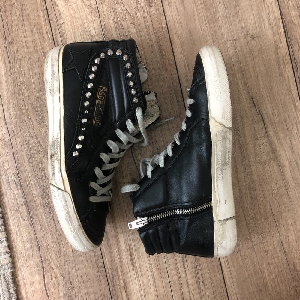 MAKE OFFERS Golden Goose Black High Tops